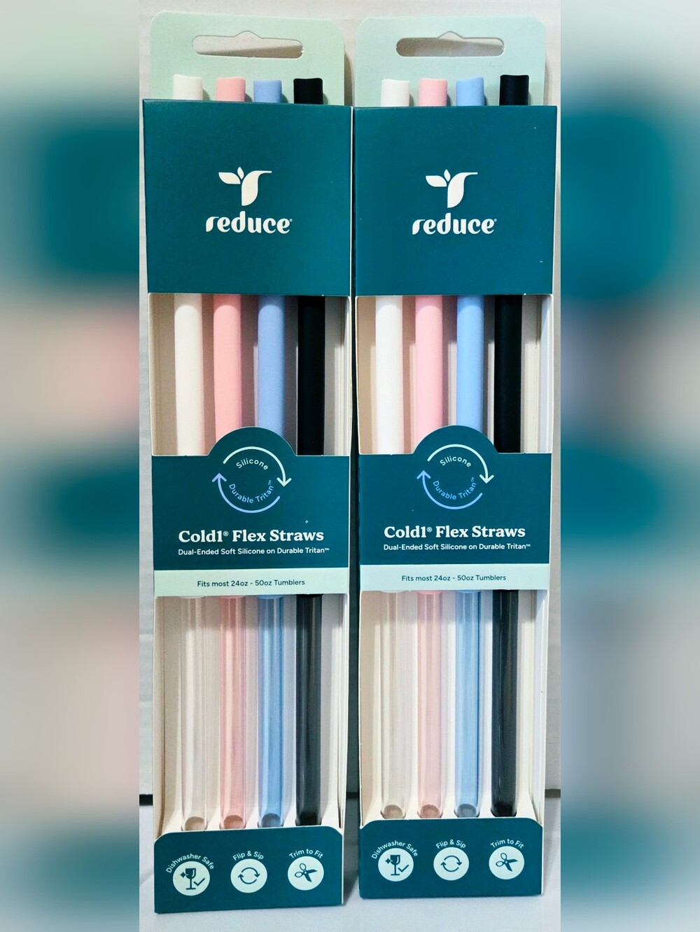 Reduce Cold1 Flex Silicone Straws - Pastel Multi (Set)